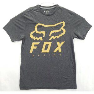 Fox Racing Tech Shirt Mens Medium Gray TruDri Crew Neck Premium Fit